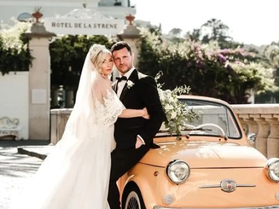 Wedding In Yellow Vintage