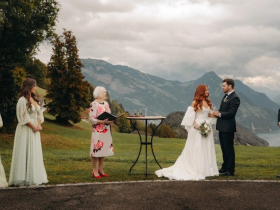 Bilingual celebrant in Europe