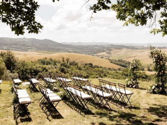 A scenic venue for an outdoor wedding in nature.
