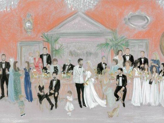 'The First Supper' painting Euridge Manor, UK