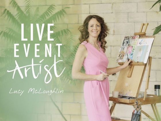 Lucy McLoughlin live event artist