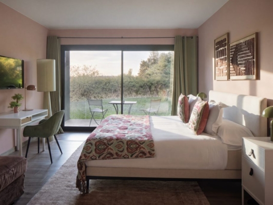 Cozy room featuring elegant decor and natural light