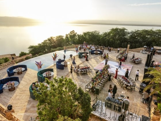 Beautifully arranged spaces for an outdoor gathering.