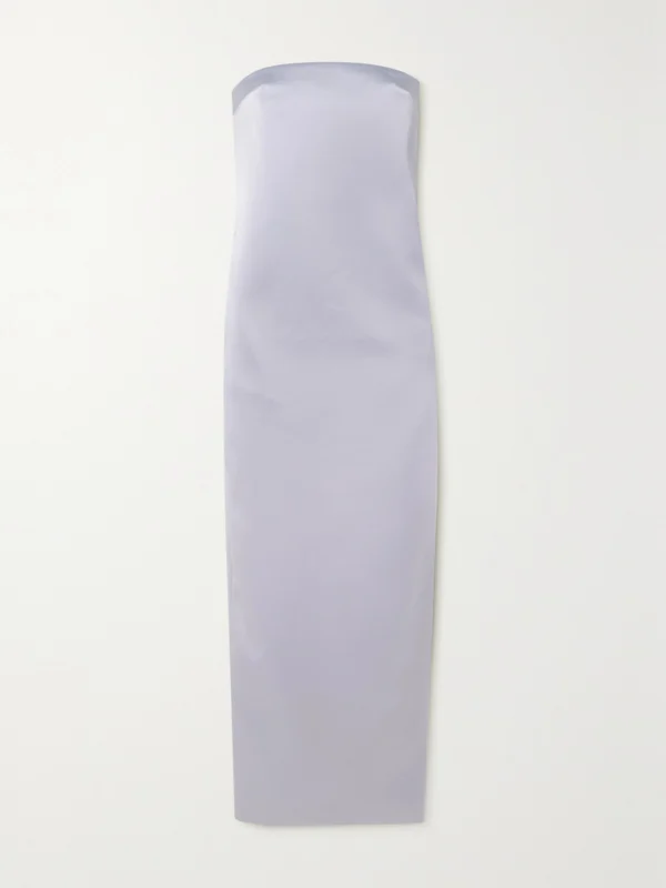 16Arlington Blaise Strapless Duchesse-satin Maxi Dress