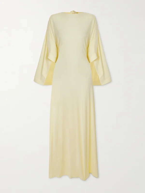 16Arlington Catius Open-back Jersey Maxi Dress