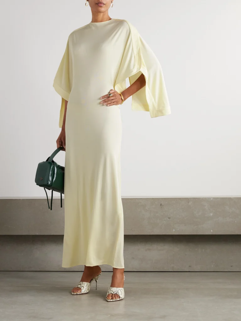 16Arlington Catius Open-back Jersey Maxi Dress