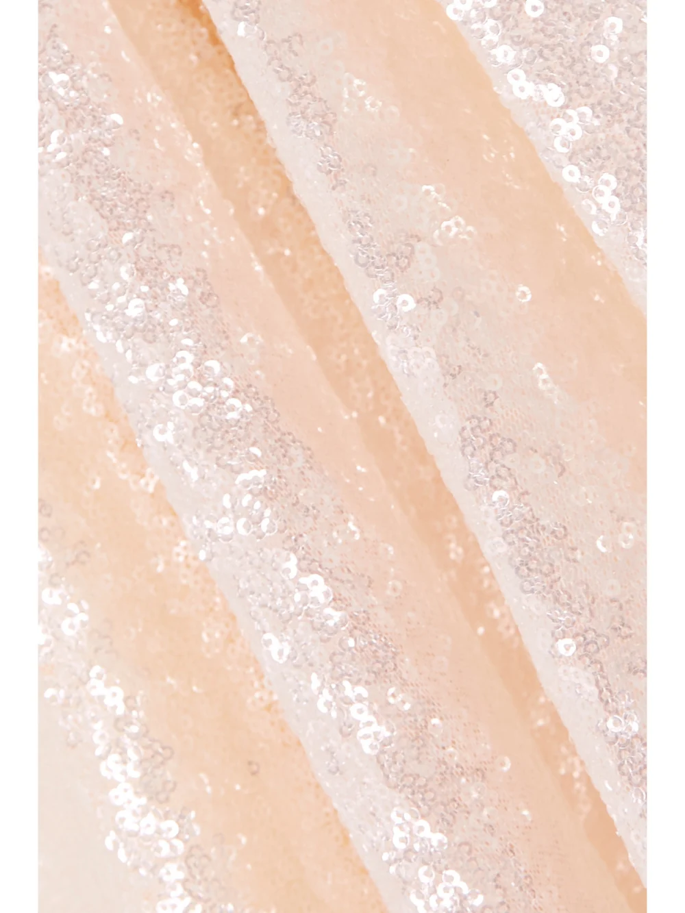 Close-up detail of the 16Arlington Cindy Feather-trimmed Sequined Tulle Mini Dress
