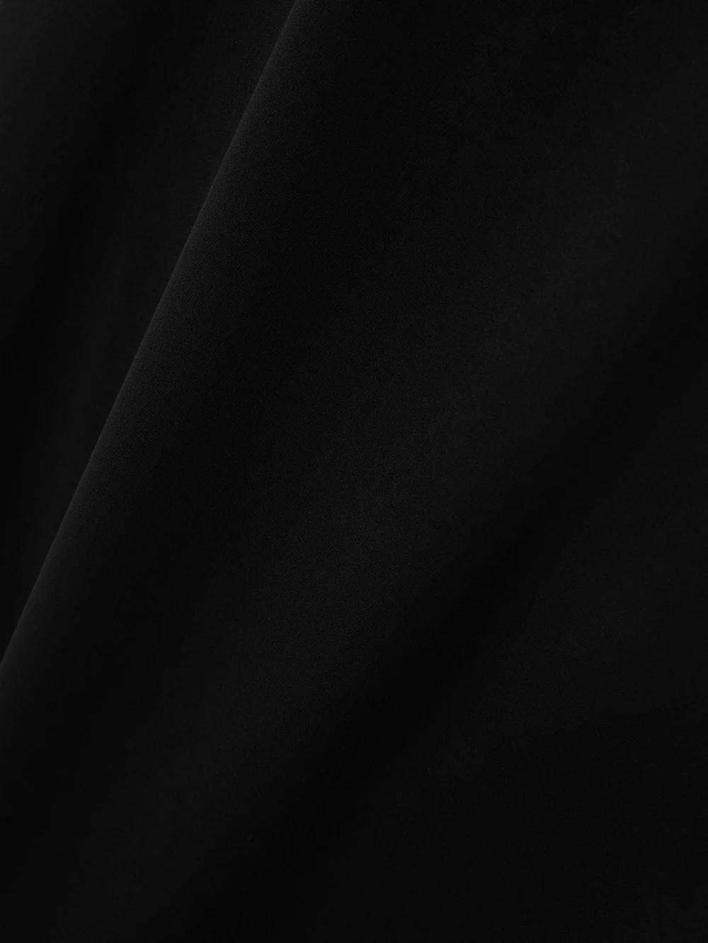 Close-up detail of the 16Arlington Hebe Open-back Crepe Gown