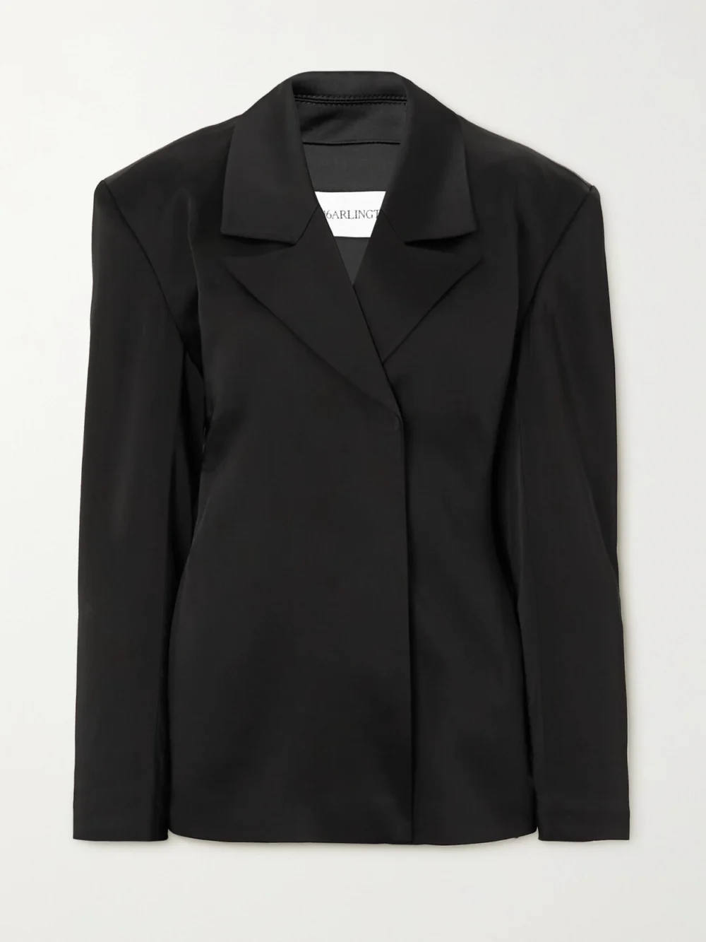 16Arlington Lorelei Satin Blazer in black
