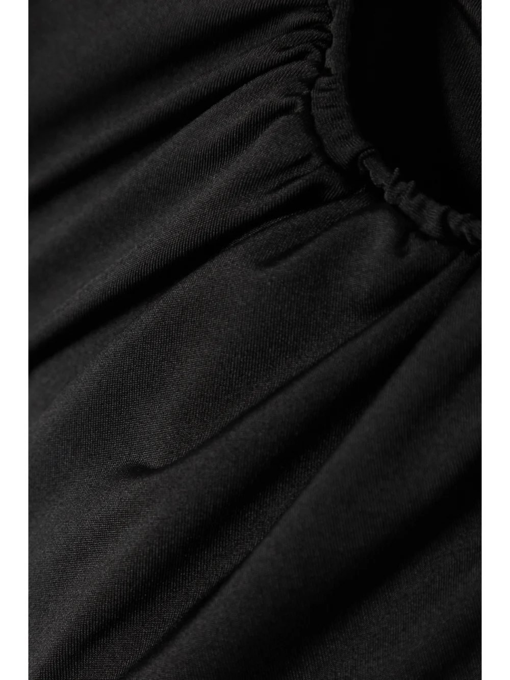 Close-up detail of the 16Arlington Salm Off-the-shoulder Cutout Stretch-jersey Maxi Dress
