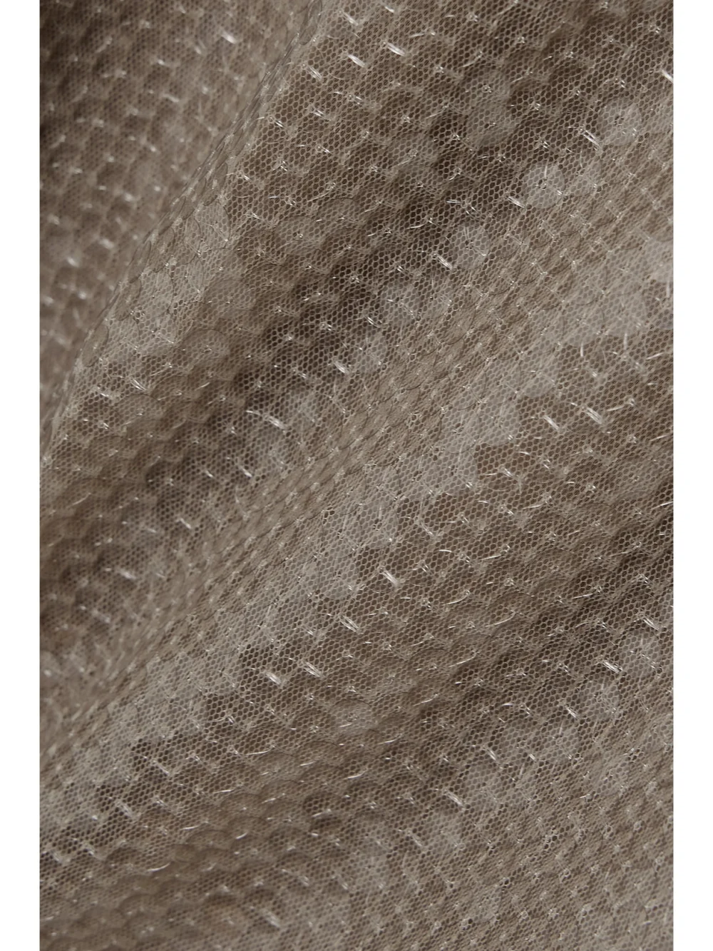 Close-up detail of the 16Arlington Sola Cutout Sequined Stretch-tulle Halterneck Midi Dress
