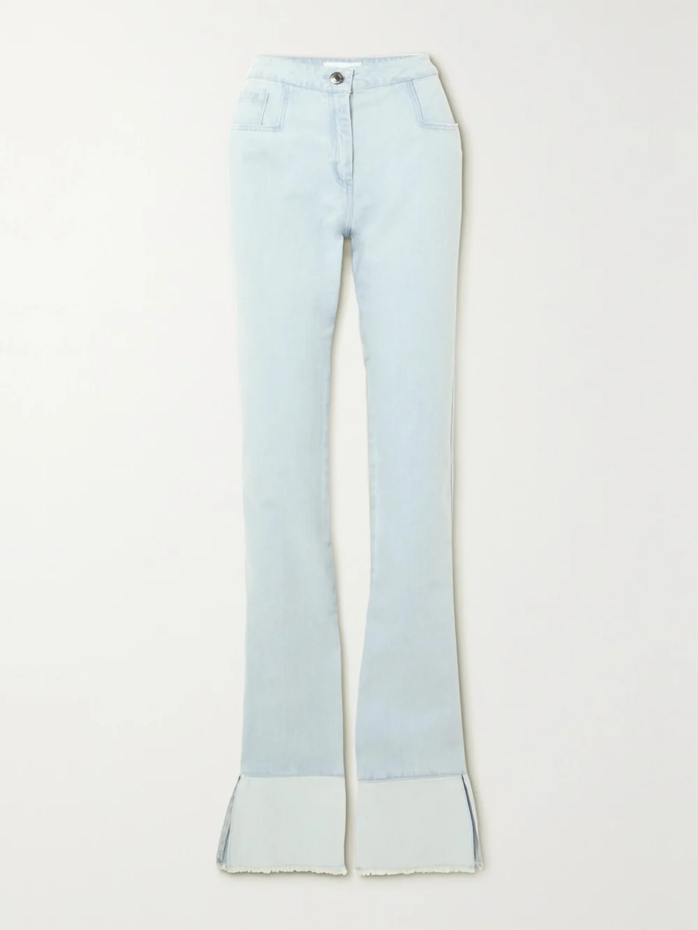 16Arlington Sybil High-rise Flared Jeans in light blue