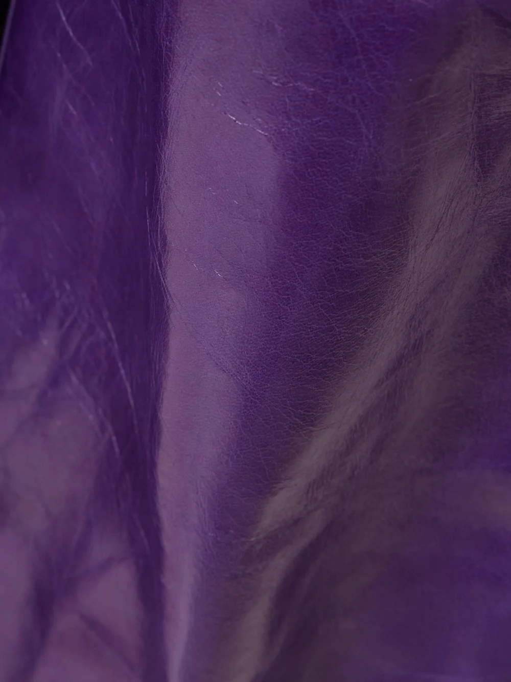 Close-up detail of the 16Arlington Vante Leather Straight-leg Pants
