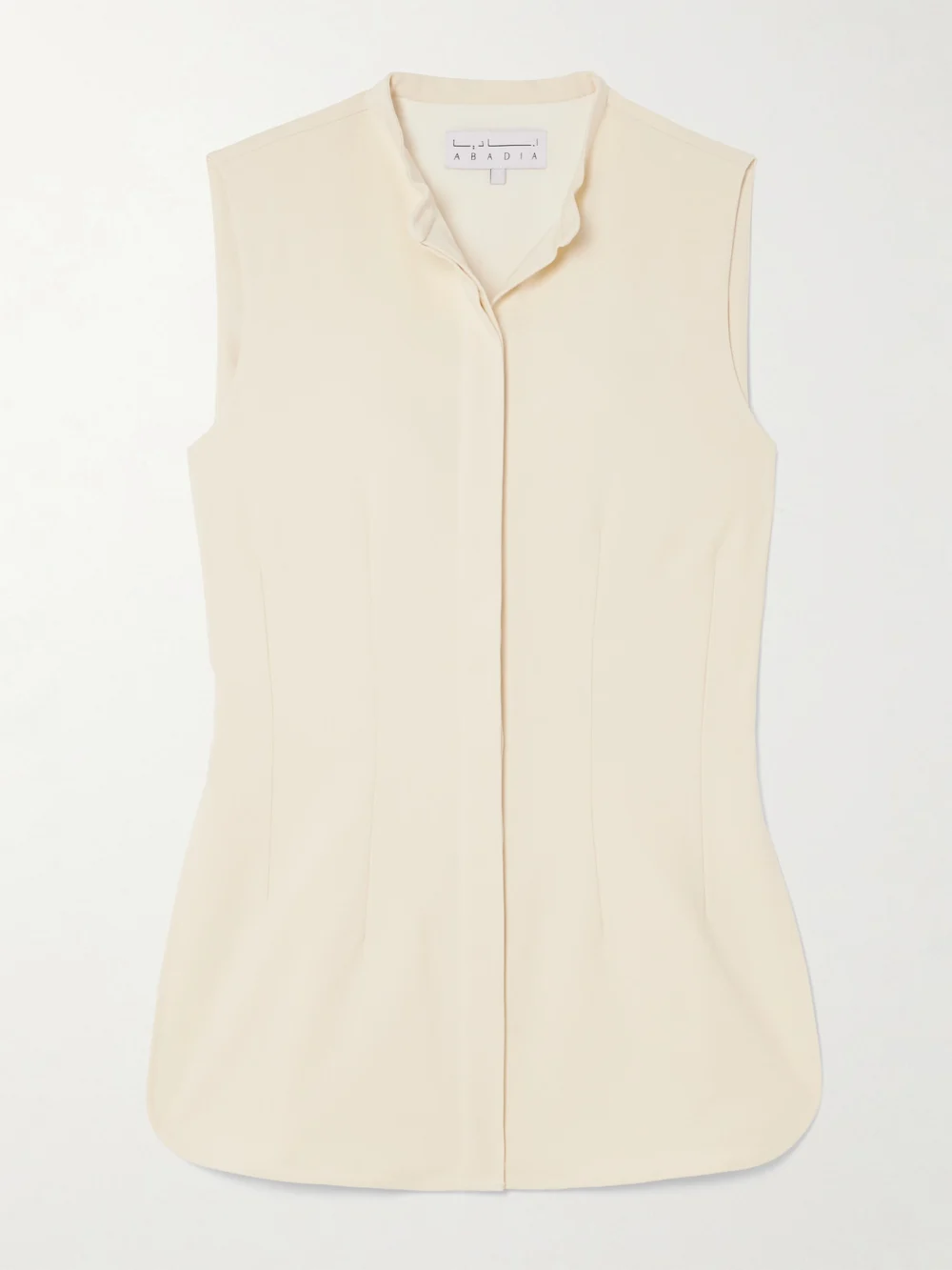 Abadia Sophia Grain De Poudre Vest in cream