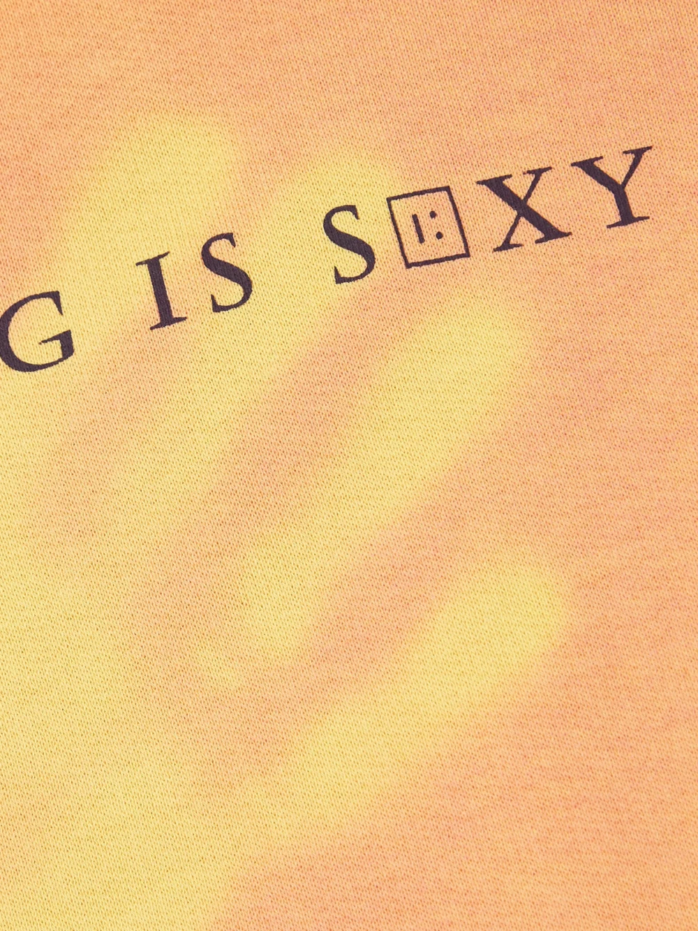 Close-up detail of the Acne Studios Printed Heat-reactive Organic Cotton-jersey Hoodie