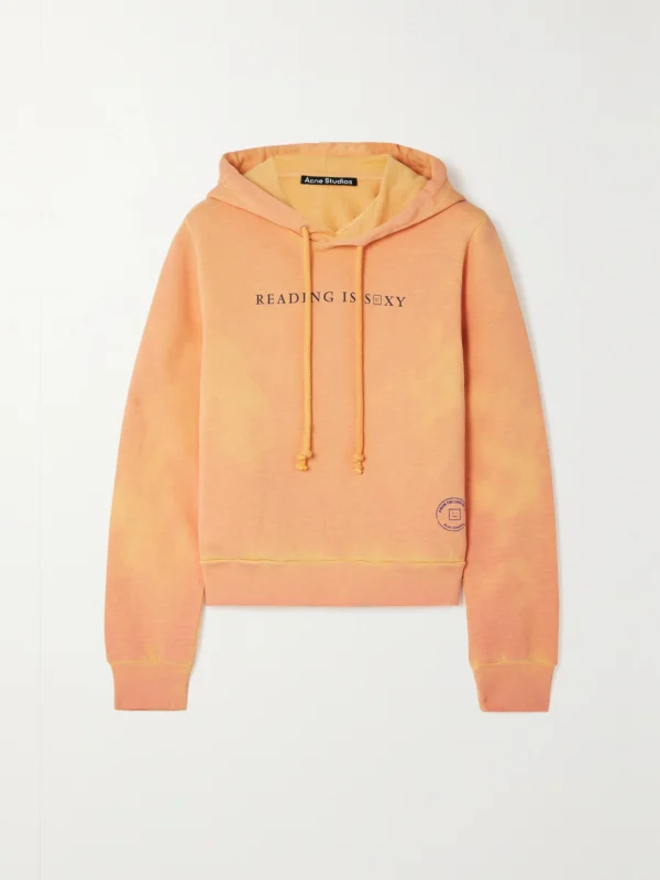Acne Studios Printed Heat-reactive Organic Cotton-jersey Hoodie