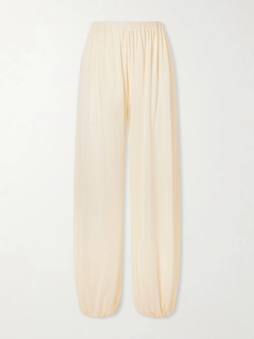 Aflalo Lolana Satin-jersey Balloon Pants in ivory