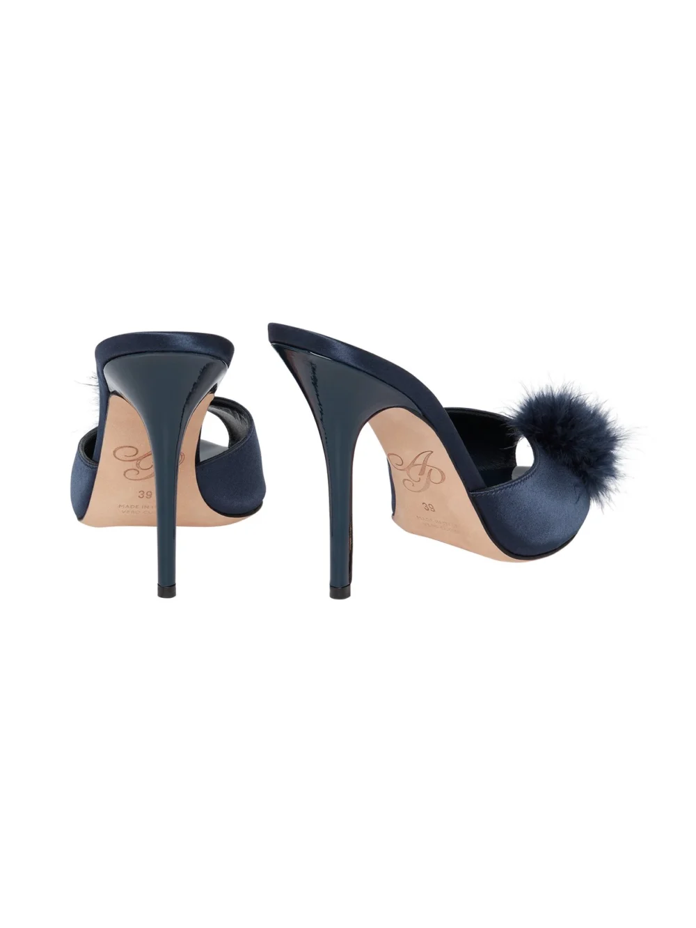 Agent Provocateur Allegrah Mules in Navy, view 4