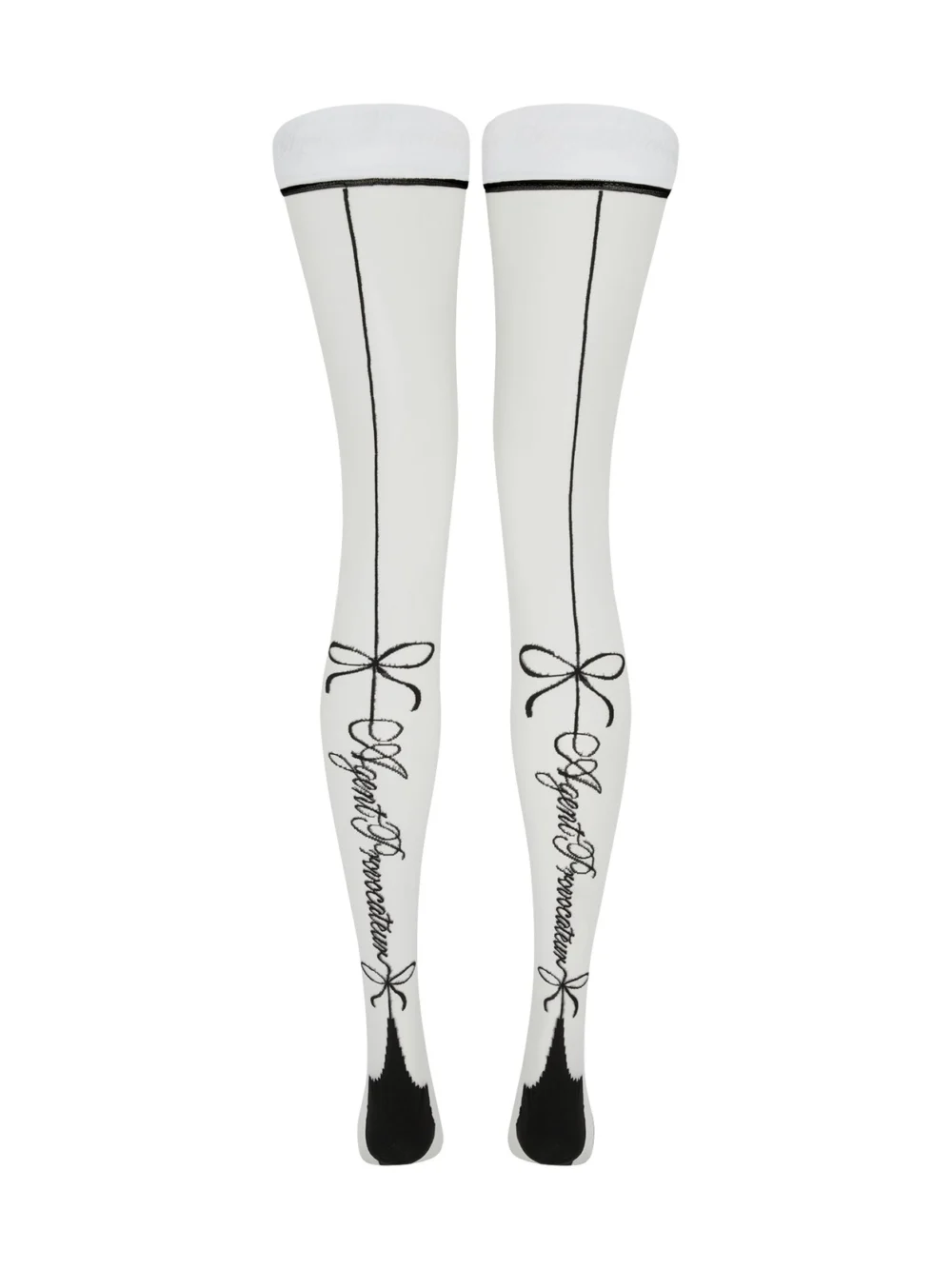 Agent Provocateur AP Signature Hold Ups in White, view 4