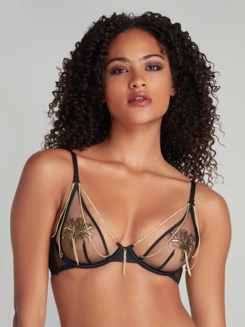 Agent Provocateur Auretta Plunge Underwired Bra, view 2