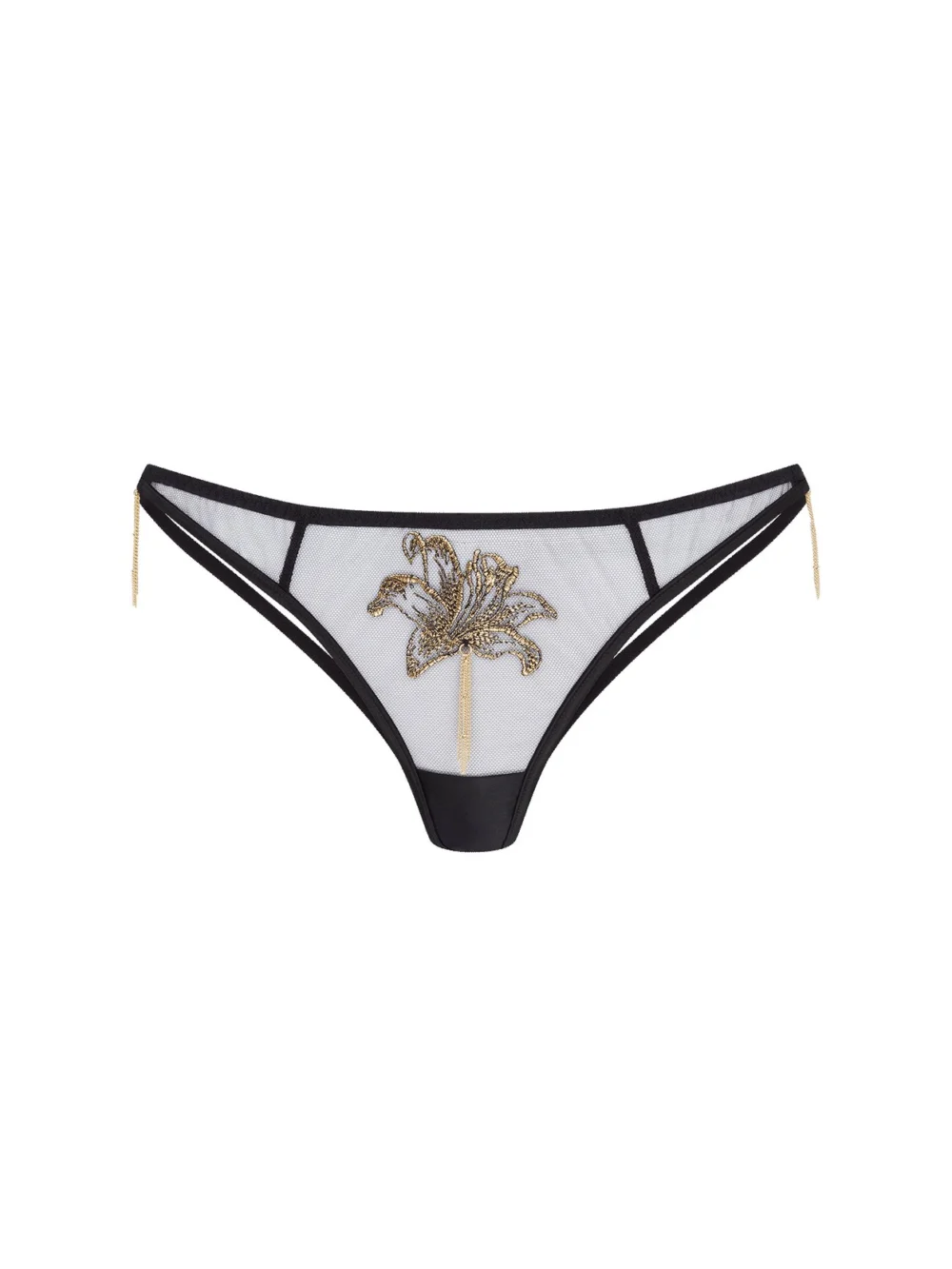 Agent Provocateur Auretta Thong in thong in black gold