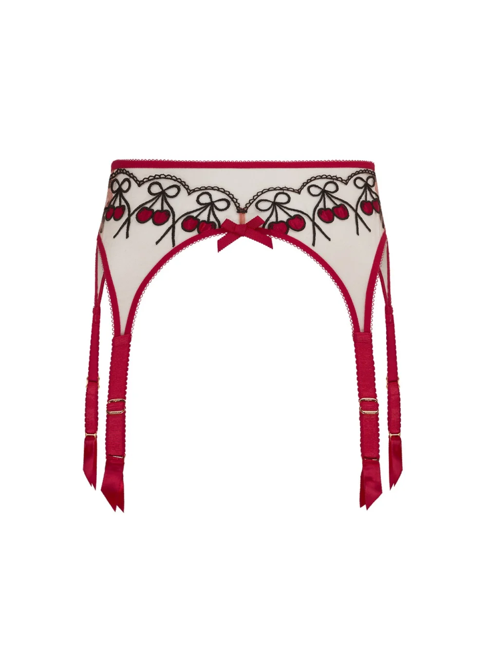 Agent Provocateur Avalee Suspender in red