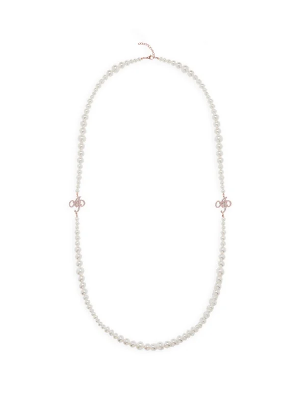 Agent Provocateur Barb Necklace in Rose Gold Pearl