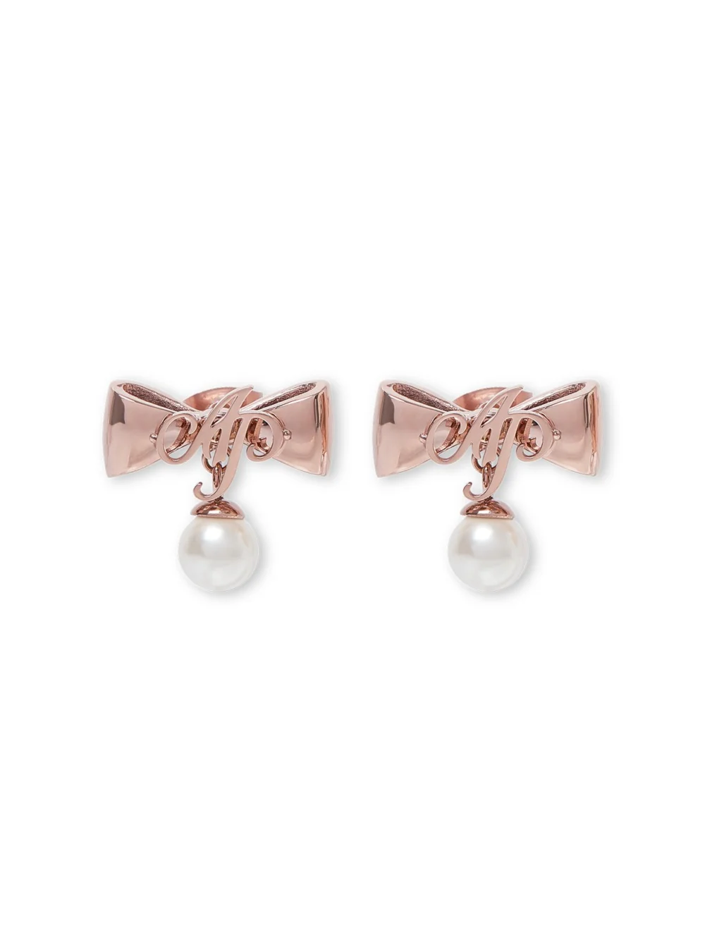 Agent Provocateur Beki Earrings in Rose Gold Crystal