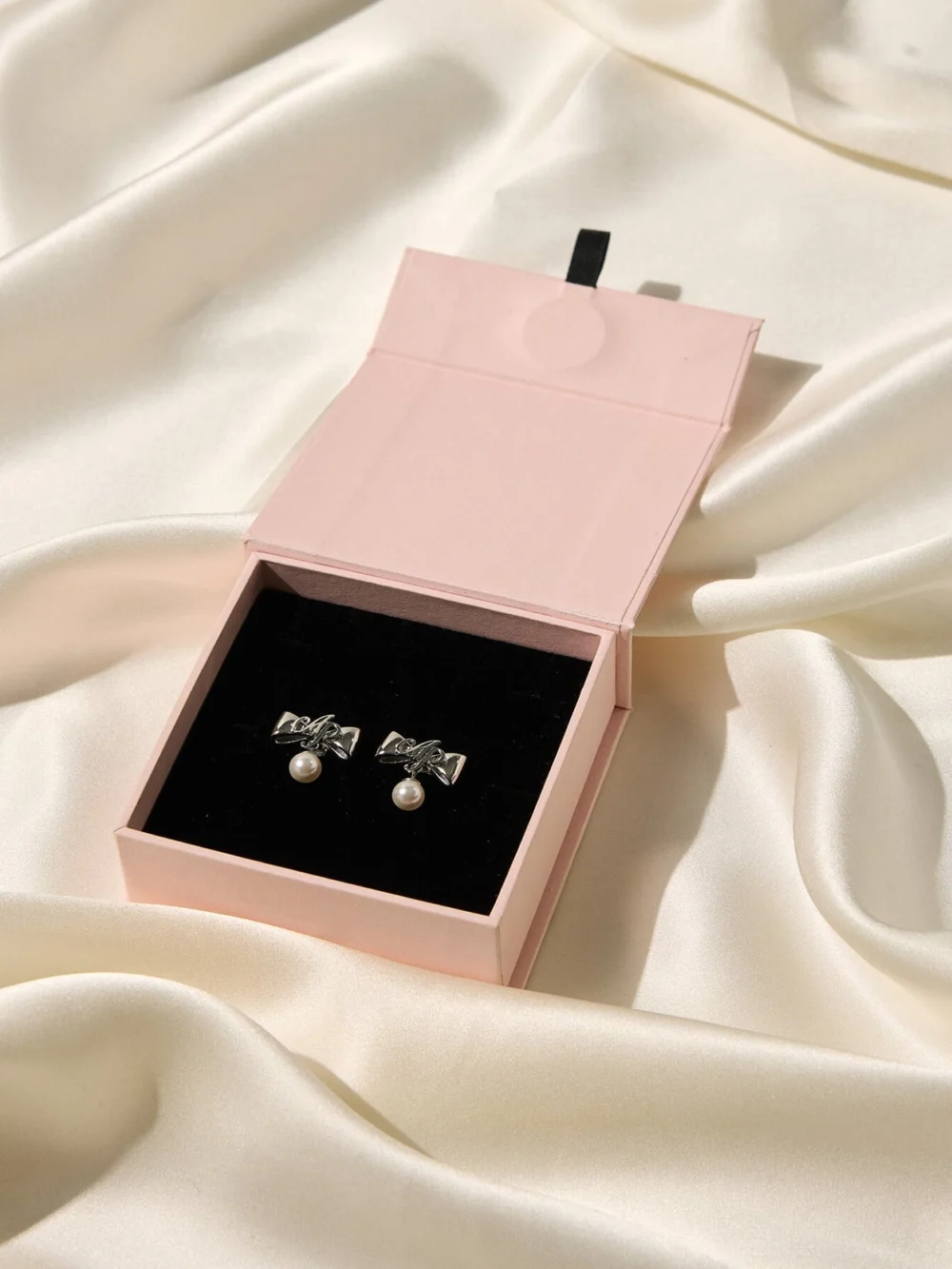 Agent Provocateur Beki Earrings in Silver Crystal, view 4