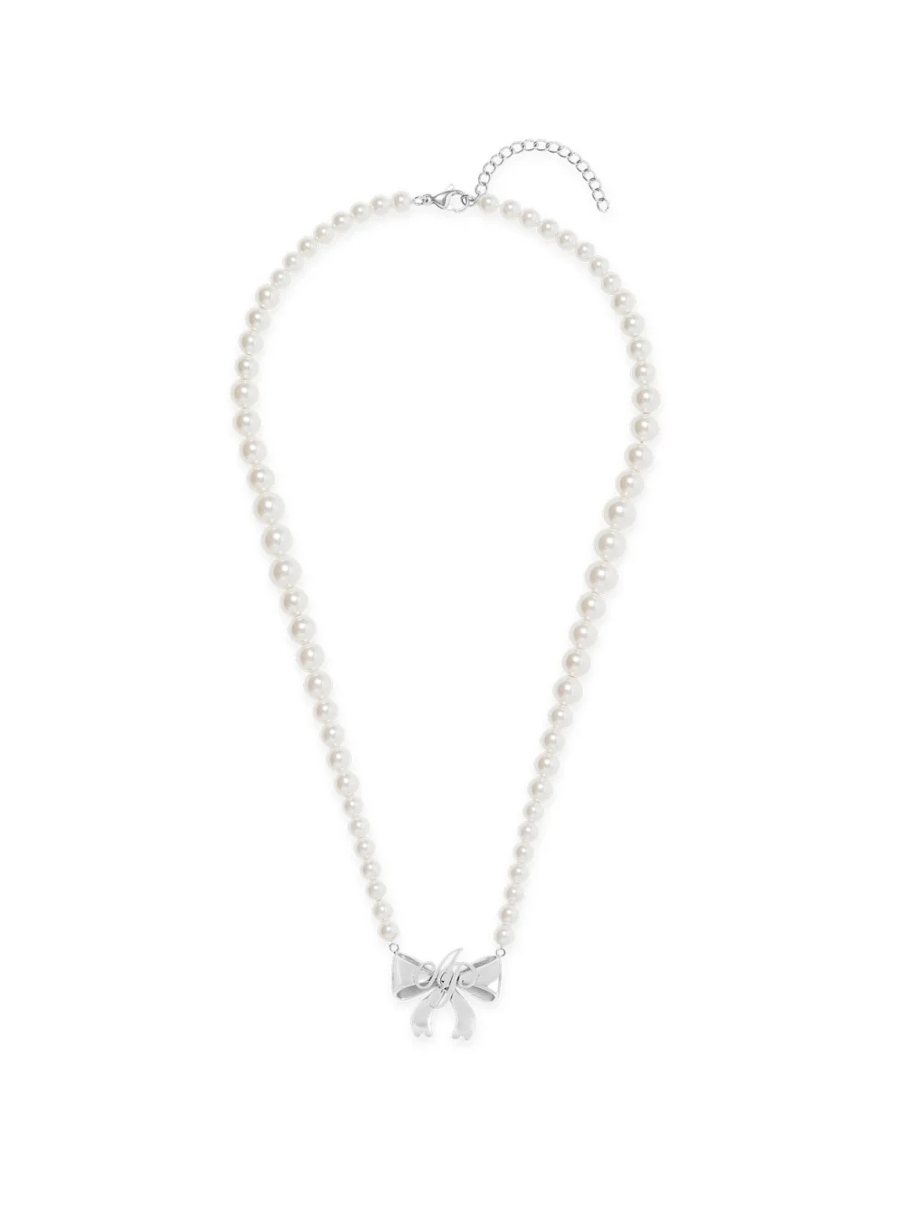 Agent Provocateur Beki Necklace in silver pearl