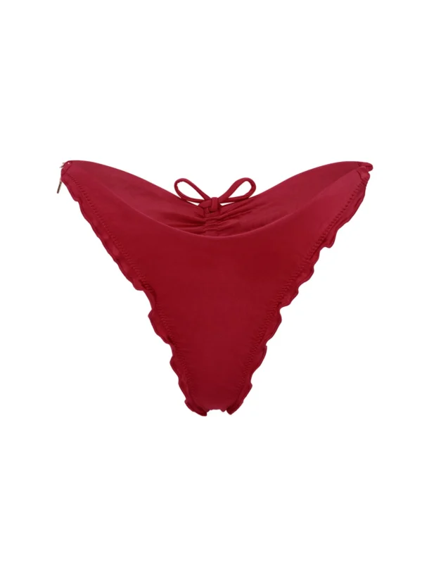 Agent Provocateur Berry Bikini Bottom in S In Burgundy