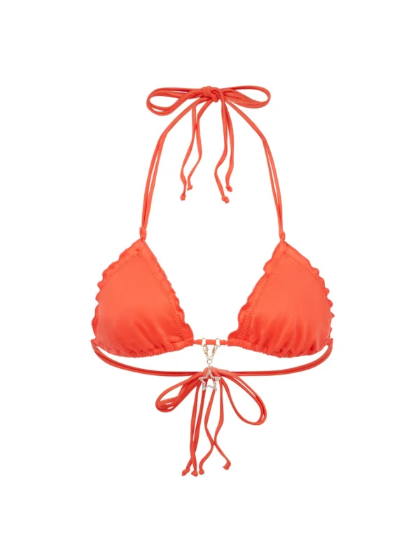 Agent Provocateur Berry Bikini Top in Orange