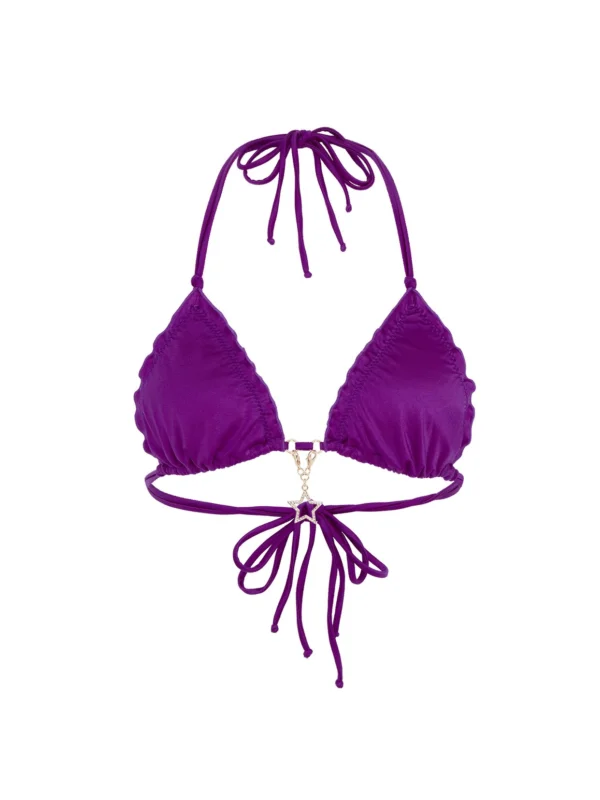 Agent Provocateur Berry Bikini Top in Purple