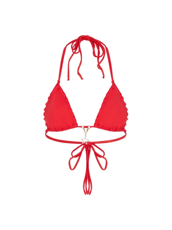 Agent Provocateur Berry Bikini Top in Red