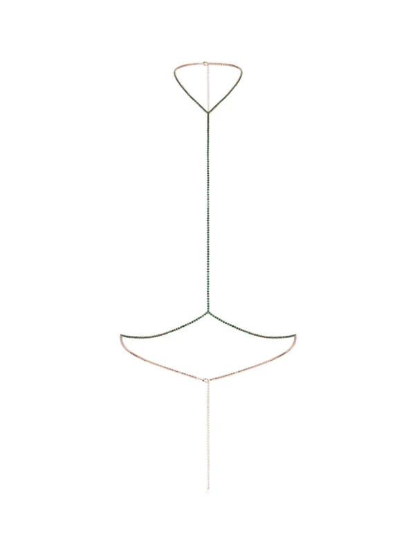 Agent Provocateur Bougie Bodychain in Emerald