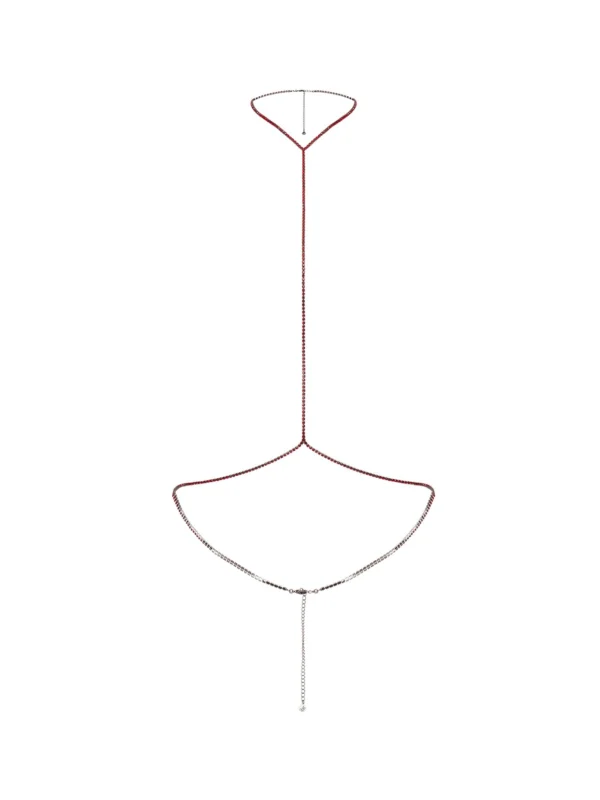 Agent Provocateur Bougie Bodychain in Red