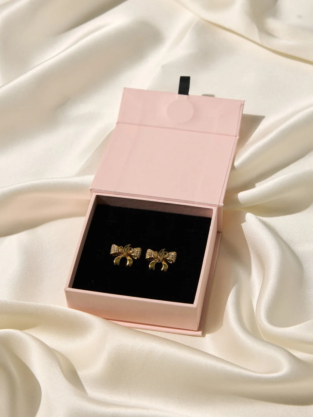 Agent Provocateur Brietta Earrings in Gold Crystal, view 4