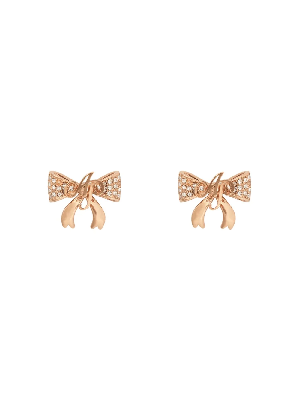 Agent Provocateur Brietta Earrings in Rose Gold Crystal