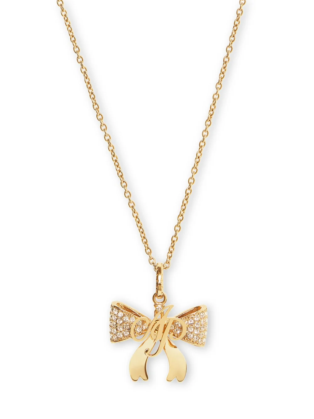Agent Provocateur Brietta Necklace in Gold Crystal, view 5