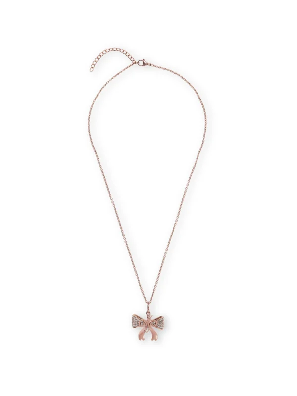 Agent Provocateur Brietta Necklace in Rose Gold Crystal