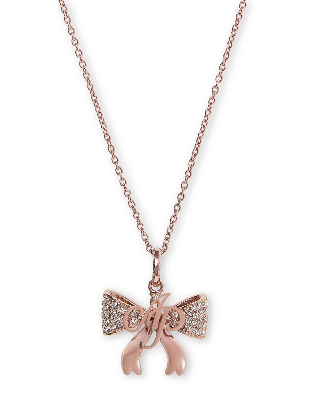 Agent Provocateur Brietta Necklace in Rose Gold Crystal, view 5