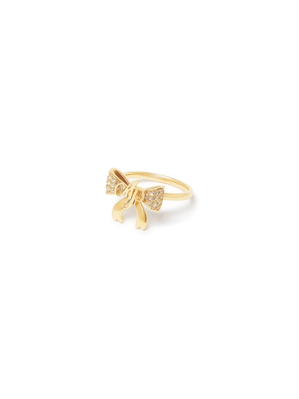 Agent Provocateur Brietta Ring in Gold Crystal