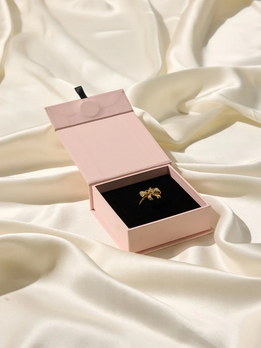Agent Provocateur Brietta Ring in Gold Crystal, view 4