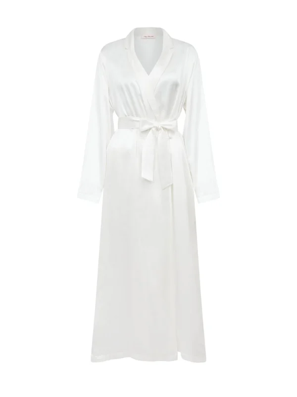 Agent Provocateur Cecily Long Gown in Ivory