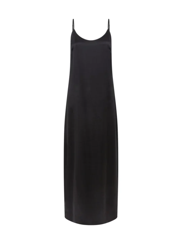 Agent Provocateur Cecily Long Slip Dress in Black