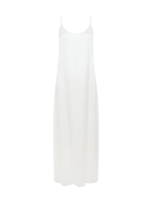 Agent Provocateur Cecily Long Slip Dress in Ivory