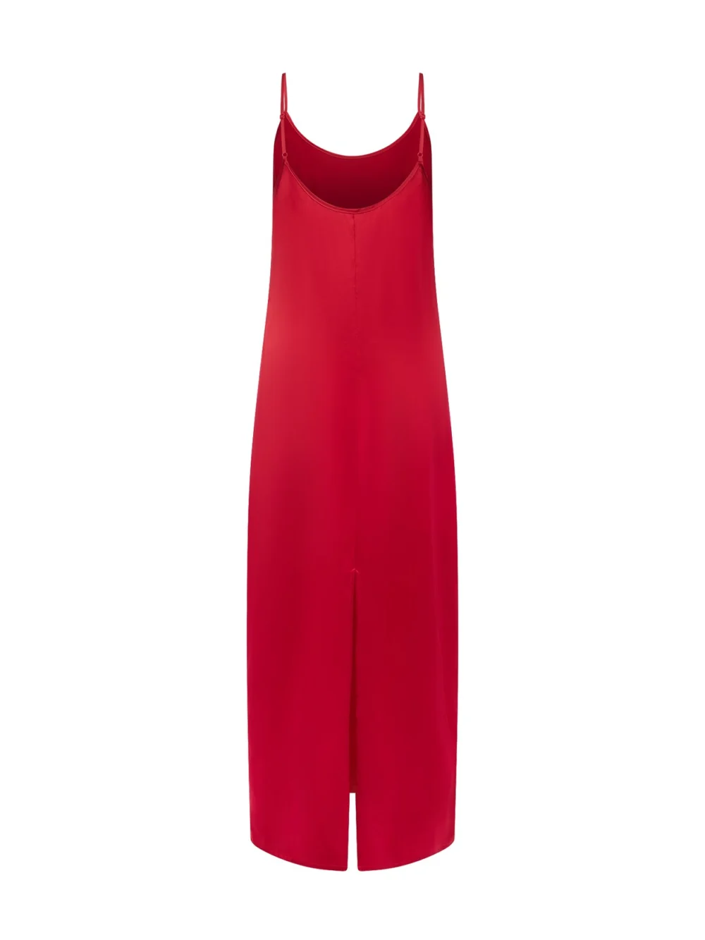 Agent Provocateur Cecily Long Slip Dress in Red, view 4