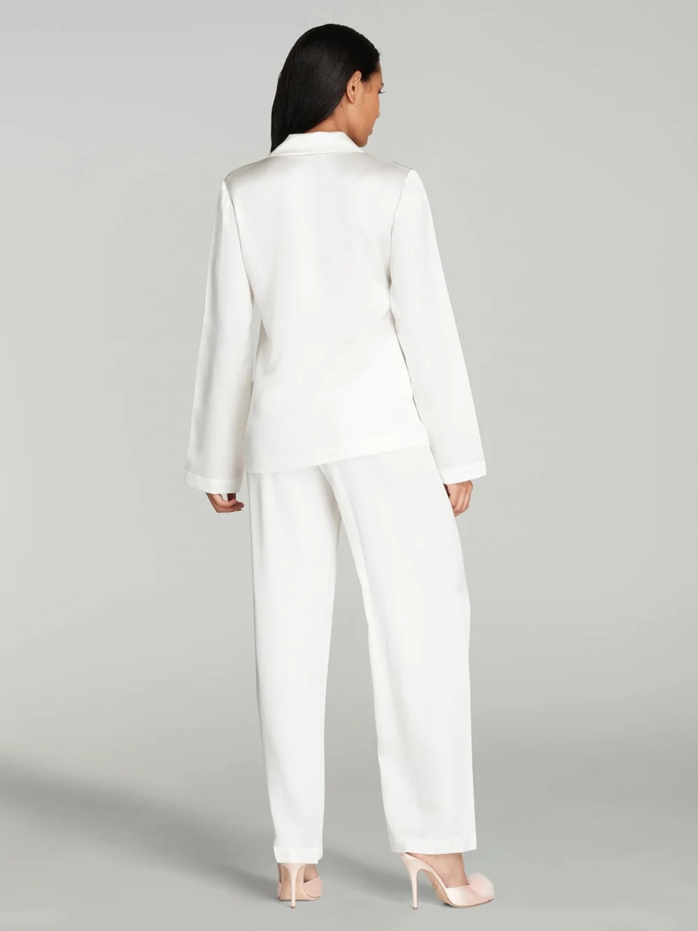 Agent Provocateur Cecily Pyjama Set in Ivory, view 5