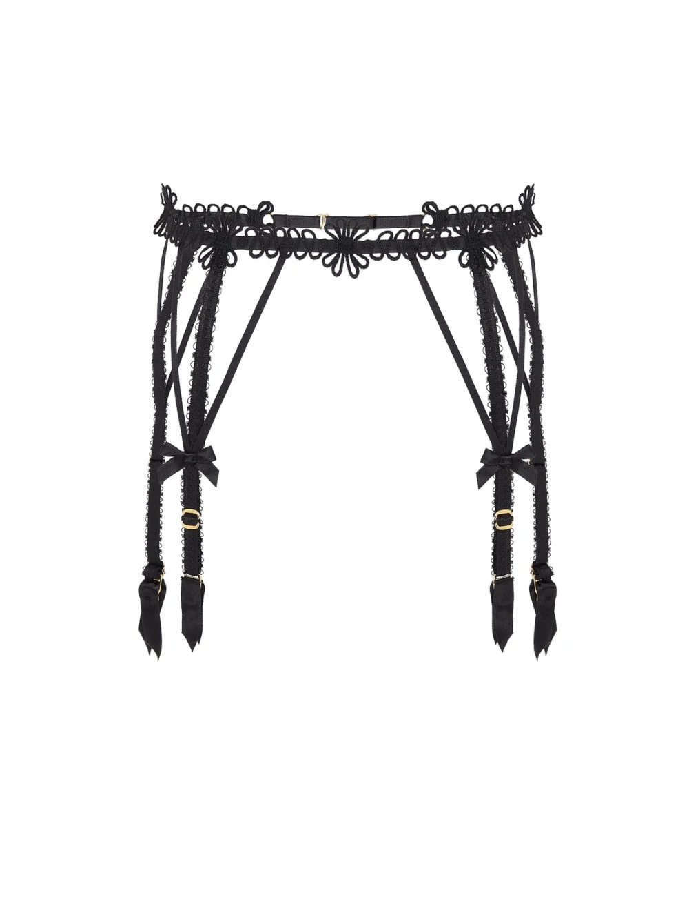 Agent Provocateur Coletta Suspender in suspender in black sand