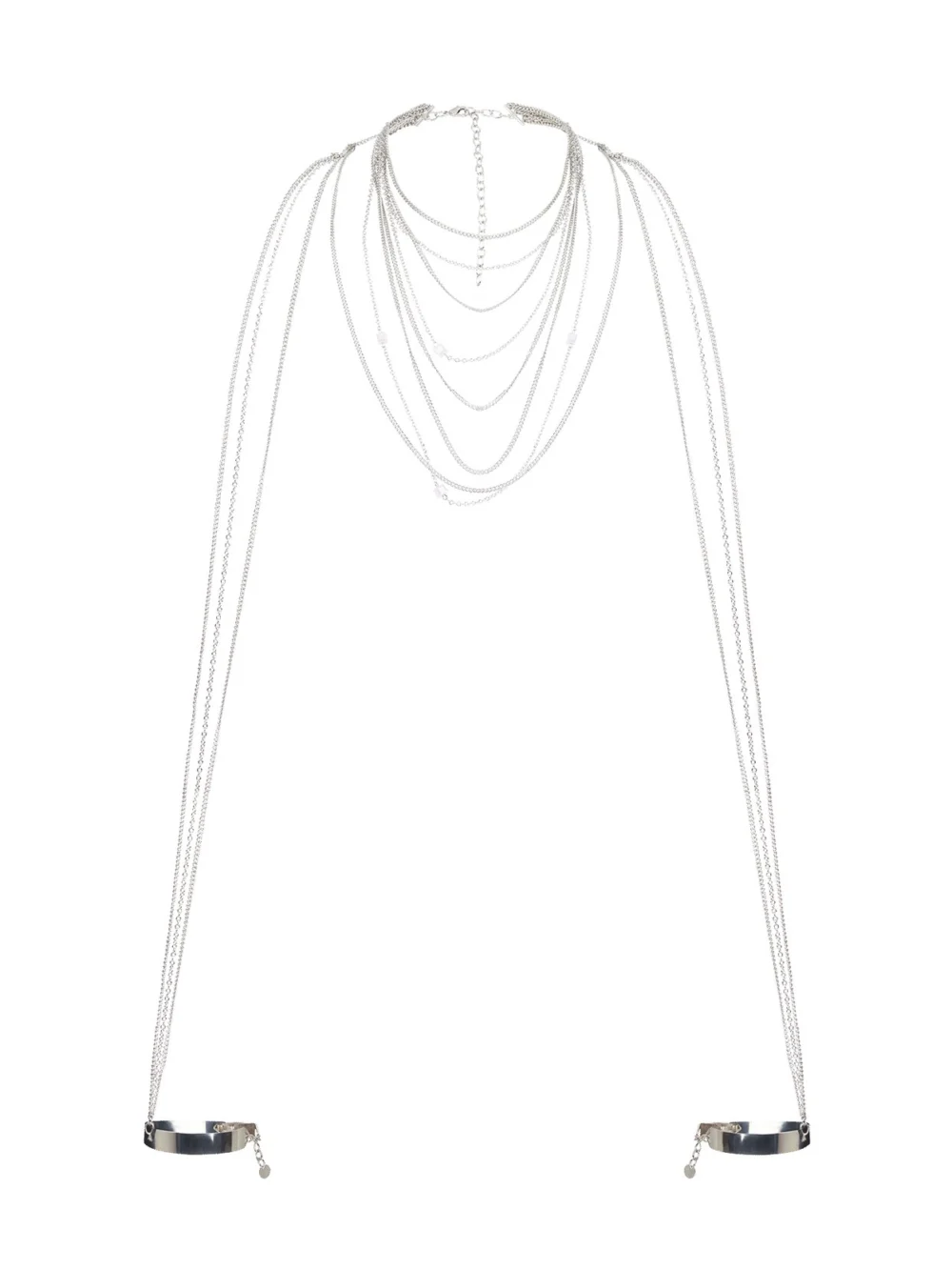 Agent Provocateur Dalia Body Chain in silver